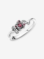 Pandora - Anillo Rosa de La Bella y La Bestia de Disney - Plata de Lei - details 2