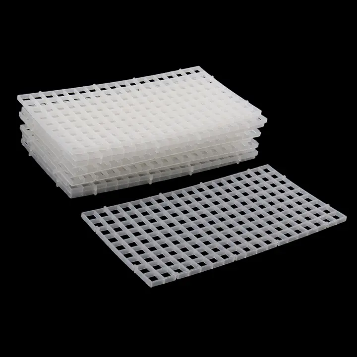 10 Pcs Placa De Aislamiento Para Acuario Divisor De Tanque De Peces En Plástico Negro Y Transparente Separador De Red Para Filter Patition Board - 1