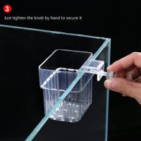 Cesta Para Plantas De Acuario Transparente Decoración Colgante Para Tanque De Peces Soporte Para Plantas Acuáticas - details 6