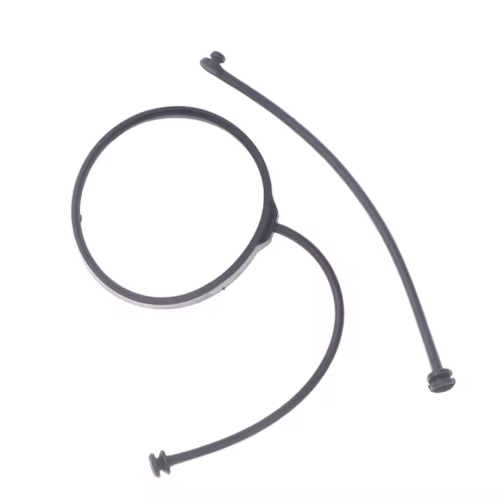 Tapa De Tanque De Combustible Con Cuerda Antipérdida Para Coche 1 Pieza Compatible Con Gasolina Y Diesel Accesorio De Automóvil - 1