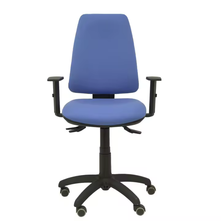 Piqueras Y Crespo Silla Elche S BALI Azul Claro Ergonómica con Brazos y Ruedas - 1