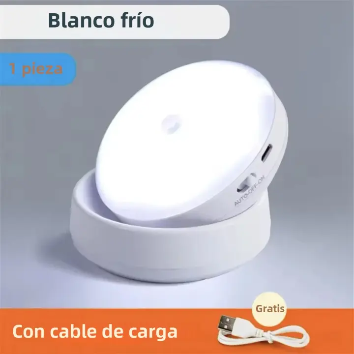 Luz Nocturna LED Inteligente Con Sensor De Movimiento Recargable Por USB Para Iluminación De Armario Y Cabecera Luz De Sensor De Movimiento LED Plutus-Quinn - 1