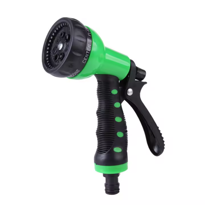 Pistola De Rociador De Jardín Con Variedad De 7 Estilos Para Lavar Coche Y Riego Multifuncional Ajustable De Alta Presión Metal Zinc Alloy - 1