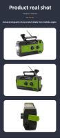 Banco de Energía de Radio Meteorológico de emergencia, manivela Solar de 4000mAh, Carga USB, FM AM WB NOAA, Radio de emergencia, Alarma SOS, Indoor LED, portátil Solar DE EMERGENCIA recargable - details 13