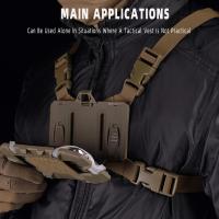 Rig Táctico De Pecho Con Soporte Para Teléfono Móvil iPhone Accesorio Deportivo De Exterior Con Correa Fija MOLLE Panel De Víbora - details 9
