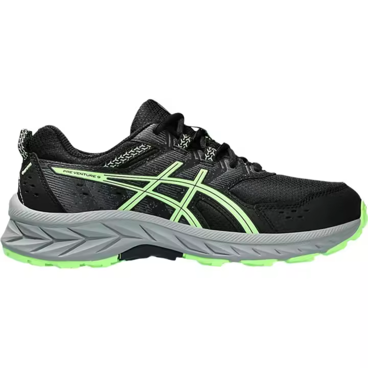 ZAPATILLAS PRE VENTURE 9 GS BLACK ILUMINATE GREEN - 1