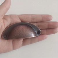 Manija De Puerta De Armario Y Cajón Antigua 5 Piezas Metal Para Muebles Pull Handle Shell Diseño Vintage Para Decoración De Hogar - details 8