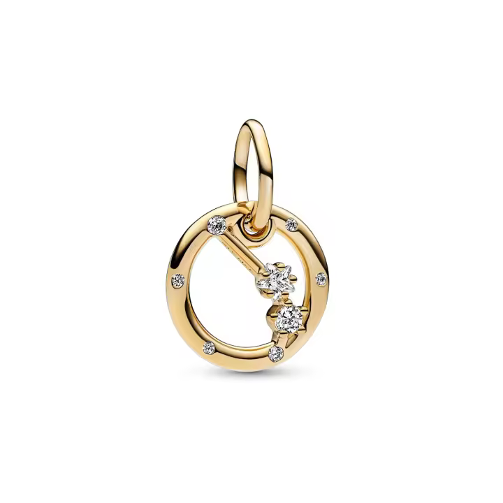 Pandora Colgante Moments 762719C01 Aries Plata Chapado en Oro Amarillo Circonitas Cúbicas - 1