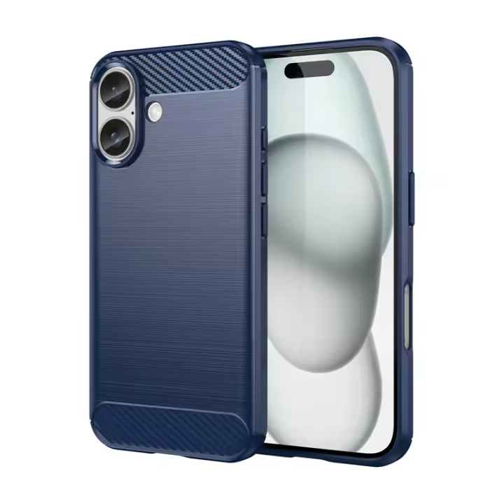 Funda protectora para iPhone 16 Pro Max, carcasa de silicona TPU in prueba de golf, color Negro, para Apple - 1
