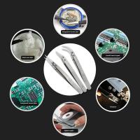 Tijeras De Soldadura Electrónica De Cerámica 3 Pcs Con Punta Recta Y Antiestática Resistente Al Ácido Precisión En Chorro De Cerámica - details 5