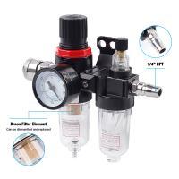 AFC2000 Regulador De Presión De Aire Para Compresor Separador De Aceite Y Agua Elemento Filtro De Cobre Con Atomizador Lubricante - details 5