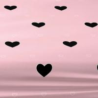 Sábana Ajustada Moderna Y Simple En Color Mate Con Diseño De Corazón Geométrico Para Dormitorio Sin Almohadillas Incluidas - details 6