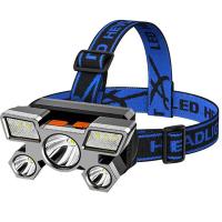 Linterna Frontal LED 5/11 Recargable Por USB Con Batería 18650 Integrada Lámpara De Mano Para Pesca Y Actividades Al Aire Libre - details 16