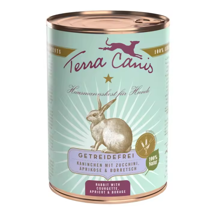 Terracanis TERRA CANIS GRAIN FREE - Conejo con calabacín , albaricoque y borraja, sin cereales - 1