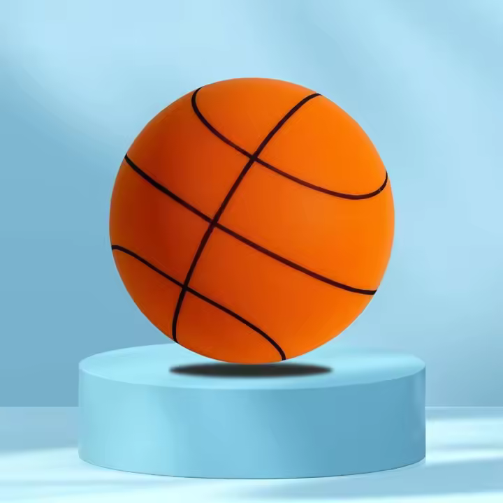 Baloncesto Silencioso Para Entrenamiento Interior Bounceable Mute PU Balón De Bajo Ruido Para Variedad De Actividades Internas - 1