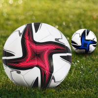 Bola De Fútbol Profesional Tamaño 5 PVC Para Entrenamiento Y Competencias Deporte Oficial Bolsa De Algodón Mecánica De Sujeción - details 7