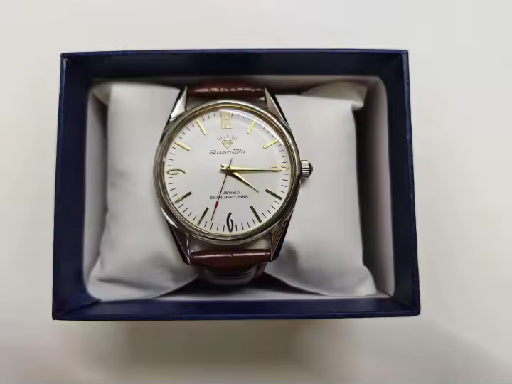 Reloj Mecánico Retro Shanghai-Montre Con Manipulador Manual Movimiento Minimalista 17 Zuan 8120 Acero Inoxidable Resistente Al Agua - 1