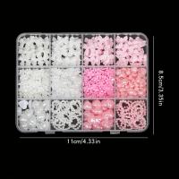 Kit De 500 Piezas Para Artesanía DIY De Uñas 3D Con Resina Largazos Perlas Planas Y Formas Variadas Decoraciones Para Uñas Sin Aromas - details 2