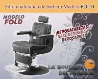 Sillón Barbero hidráulico reclinable y giratorio con reposabrazos Modelo LBH Fold - details 0