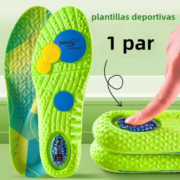 Almohadilla Deportiva De PU Con Soporte De Arco Suave Y Cómoda Absorción De Choque Elástica Para Hombres Y Mujeres - 1
