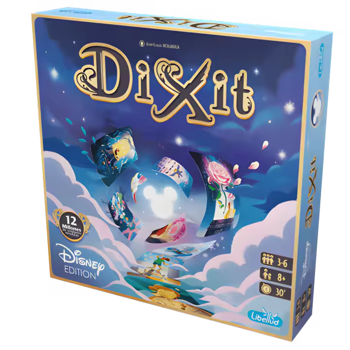 Asmodee - Dixit Disney - Juego de Mesa de Deducción con Cartas Ilustradas - Juego de Mesa en Español y Portugués - 1
