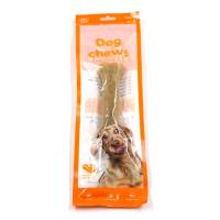 SOY-8045 Pressed Dog Bones 10CM 3 Pack Natural Rawhide Chews for Teeth Cleaning and Healthy Dogs - details 1