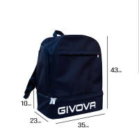 Mochila Deportiva Givova Zaino Sport  Mochilas de fútbol y gimnasio  Mochila con zapatillero  Varios Colores - details 0