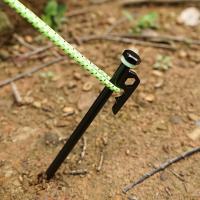 Juego De 4/8 Piezas De Clavos De Luz Nocturna Para Tienda De Campaña Extensos Y Fortalecidos Anti-Viento Para Fijación De Canopy De Acero - details 0