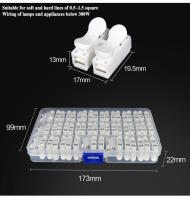 Conector Rápido De Cable CH-2 2Pin Con Resorte 55pcs Sin Soldadura Ni Tornillos Terminal De Clavija Para Tiras LED Fácil Instalación - details 3