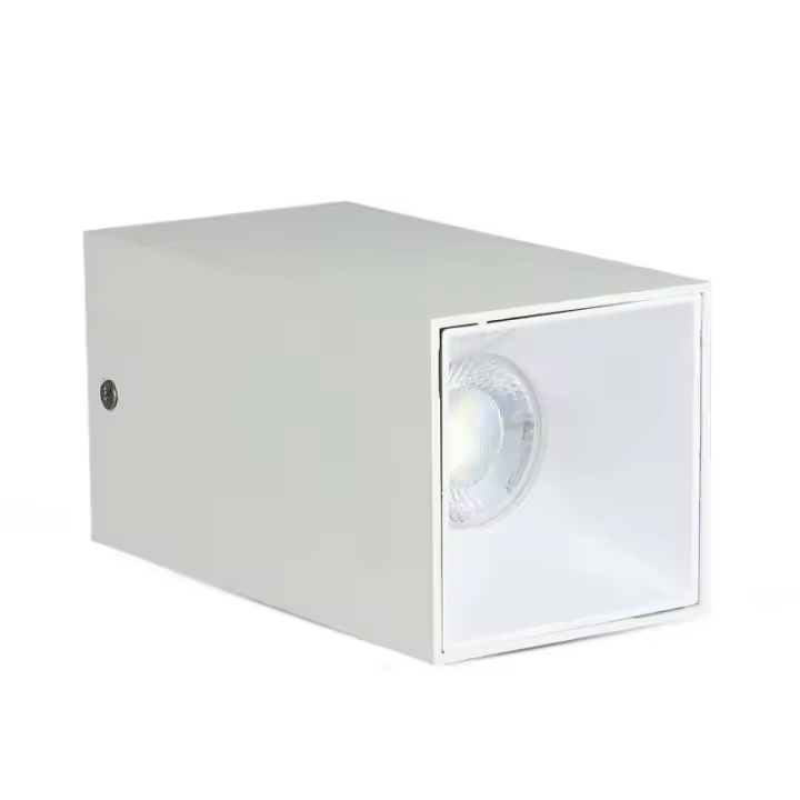 Aro GU10 cuadrado blanco & blanco VT-882  V-TAC - 1