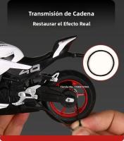 Modelo De Motocicleta 1:12 600RS Spring Breeze 450SR Con Neumáticos De Goma Y Absorción De Choque Regalo Para Niños Metal Y Plástico - details 13