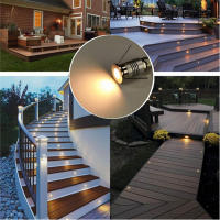 Lámparas LED Miniatura 1W Para Exterior IP67 Impermeables 12V Iluminación Subterránea Para Pasos Jardín Paisaje Luz De Spot Ground - details 0