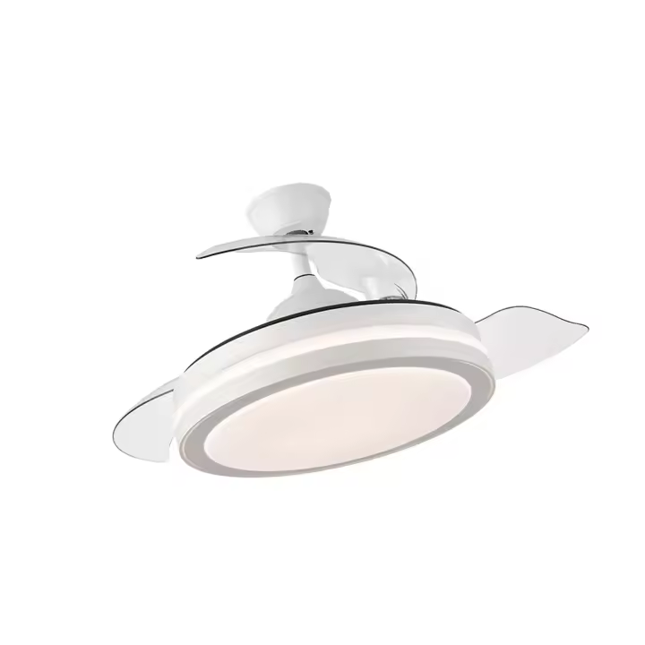 Fabrilamp Ventilador con temporizador y memoria Dc 72w 6120lm blanco 110d 3aspas Desp.3000-4000-6000k Remoto - 1
