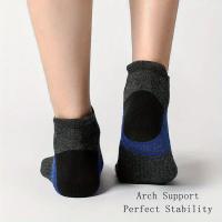5 Pares De Medias Cortas Para Hombres De Alta Calidad Diseño Redondo Ajuste Grande Calcetines De Verano De Poliéster - details 10