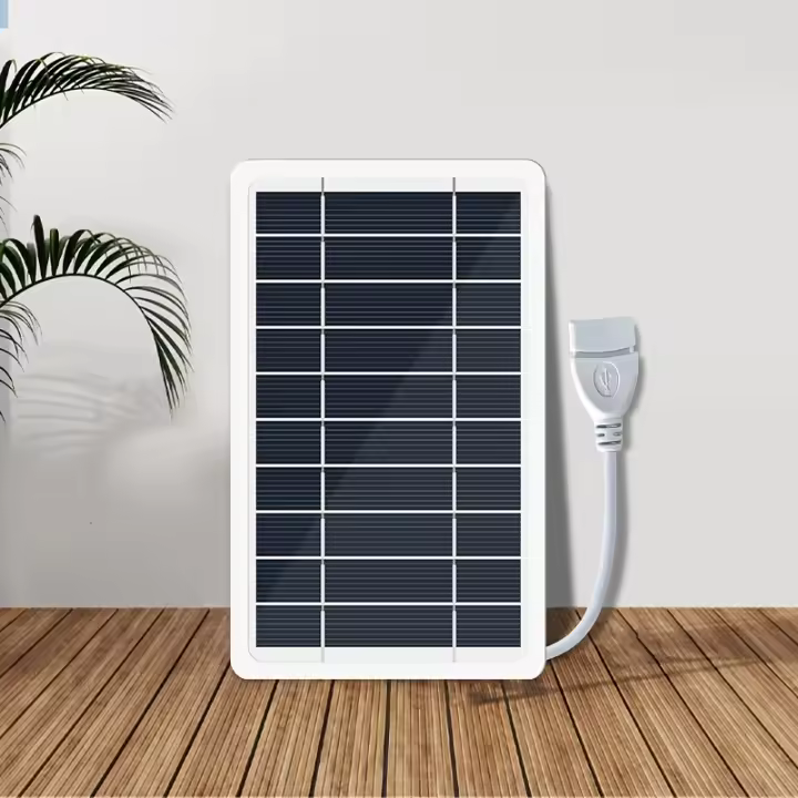 Cargador Solar Portátil 10W/5W USB 5V Para Móviles Y Uso Al Aire Libre Energizado Por Energía Solar Panel De Silicona Monocrómica Tamaño 30*14.5CM Peso 200g - 1