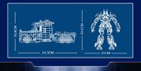Bloques De Construcción Mecha Robot Transformable 2 En 1 Para Niños Juguetes De Cumpleaños Coche Kit De Bloques Regalo Para Niños - details 2