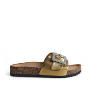 Calzados soraia, Sandalia Plana con Hebilla Dorada, Diseño Moderno, Comodidad Superior. - details 7