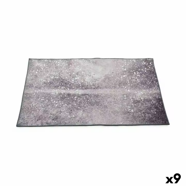 Alfombra Blanco Gris 100 x 150 cm (9 Unidades) - 1