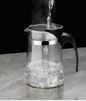 HMLOVE Tetera De Vidrio Resistente Al Calor Para Puer Kettle Infusor De Té Con Filtro De Borosilicato Alto 801-900ml Gung Fu Teawear Chino Flor Pot - details 2