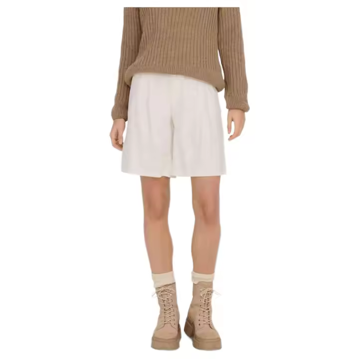 Pantalon Corto Only  para mujer en color beige - 1