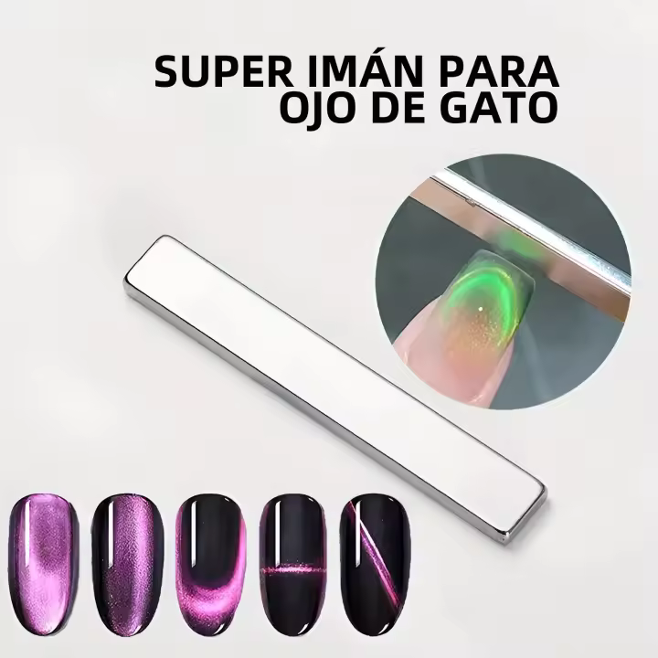 Pincel Magnético Para Arte De Uñas 3D Ojo De Gato Doble Final Herramientas De Manicura DIY Y Salón Pólvora De Gel Mágica Para Diseño De Uñas - 1