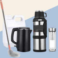 Cepillo De Limpieza Para Cesta De Ropa Con Varilla De Acero Inoxidable Y Dispensador De Agua Plástico Herramienta De Limpieza Del Hogar - details 7