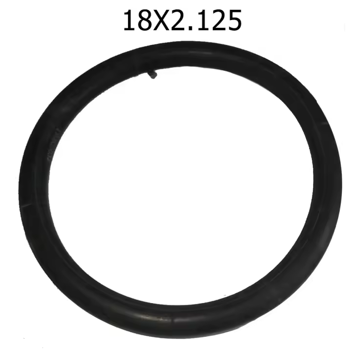 Tubo Interno De Bicicleta 18 Pulgadas 18x2.125 Con Válvula Curva De Goma Butil Anti-Rozaduras Para Scooter Eléctrico - 1