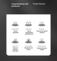 Estante para ollas Vertical multicapa, estante de almacenamiento multifuncional para cocina, encimera de hierro, estante para almacenamiento de ollas，Estante para Almacenar Ollas y Tapas - details 3
