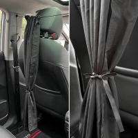 2Pcs Cortinas De Privacidad Para Coche Divisor Universal Entre Asiento Trasero Cortina De Aislamiento Solar Y Cubierta De Ventana Lateral - details 2