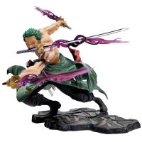 Figura De Acción One Piece 10CM Luffy Y Roronoa Zoro Con Tres Espadas Estatua De Anime PVC Colección Modelo Juguete Para Niños - details 0