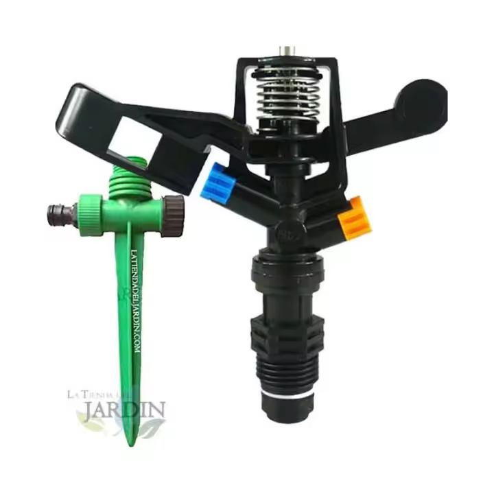 Suinga Kit Aspersor de Riego Circular 1/2" 7 a 13 Mts + Porta Aspersor - Ahorra Agua - 1