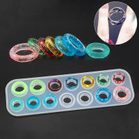 Molde De Silicona Para Anillos De 6/14 Agujeros Para La Creación De Joyas DIY Epoxy Resina Cristal Molde Para La Fabricación De Joyas - details 7