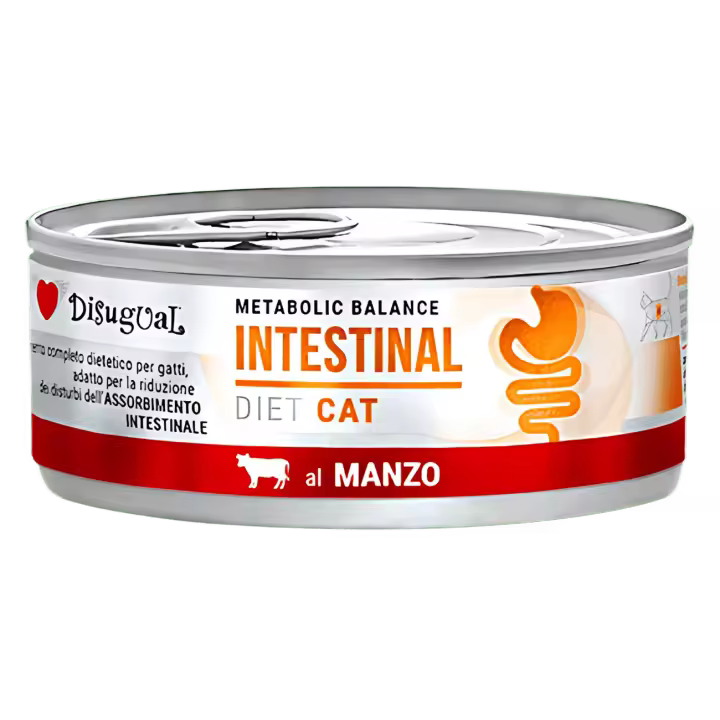 Disugual Diet Gato Intestinal Buey 85g – Alimento Húmedo para Salud Digestiva - 1
