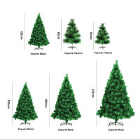 MEJORADA Árbol de Navidad Pino 120-210cm, Abeto Artificial Ignífugo con Hojas de Aguja, Decoración Navideña Ideal para Hogar, Oficina y Local con Piñones y Soporte Metálico - details 6